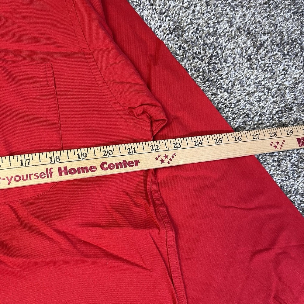 Bullock & Jones Viyella Men Size M Red Shirt Canada Wool Cotton Button Down Used - Picture 7 of 11